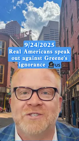 Real Americans speak out against Greene's ignorance 🗣️🇺🇸 #insurrection #Democrat #fypシ #News #MAGA                 
 
