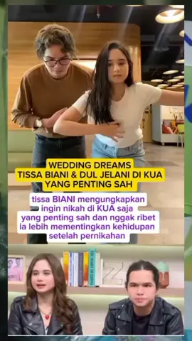 Wedding dreams Tissa Biani dan Dul Jaelani di KUA yang penting sah  #updateterkini  #beritaartis  #fypviralシviral 