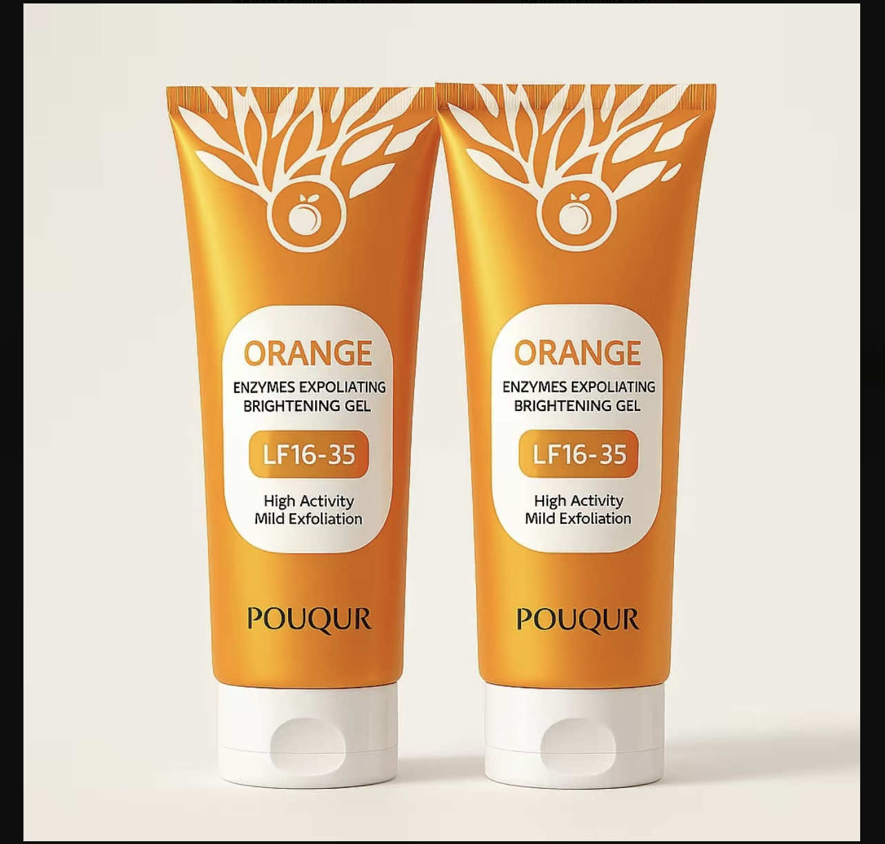 Orange Exfoliating Gel, Vitamin C Face & Body Scrub, Deep Cleansing Peeling Gel, Brightening Facial Exfoliator, Dead Skin Remover, Gentle Daily Skincare, Gift for Back to School. @Glam Squad #glamsquad #exfoliation #exfoliating #exfoliatinggel #exfoliatingscrub  