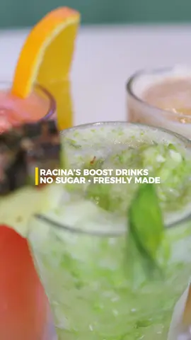 🌧️ Rainy days call for an extra health boost! Stay energized and keep your immunity strong with Racina’s Boost Drinks, packed with vitamins and refreshing flavors in every glass. 🍎 Apple Carrot 🥒 Cucumber Lemon 🍍 Pineapple Celery 🍌 Banana Melon 🍊 Orange Ginger Only ₱210 per glass! Your perfect rainy day vitamin boost! 💚