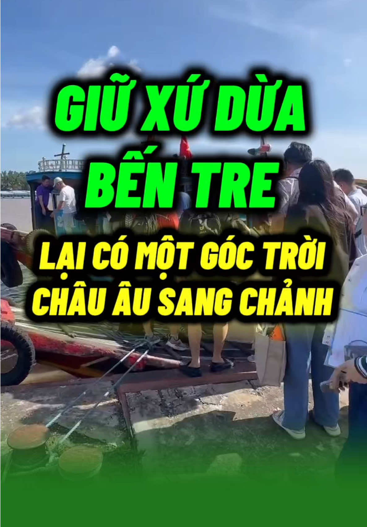 Giữa xứ dừa BẾN TRE lại có một góc trời châu âu sang chảnh, tin được không?? #bentre71🌴🥥 #xuhuong #dulichmientay #toptrend #nhahang 
