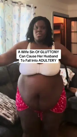 It is a wife’s to honor her God and her husband by taking care of her temple. I know some won’t agree but I do believe since a husband and wife are one that they can contribute to the sin of the other. Now is that an excuse NO for a husband to commit adultery? NO! But just like being stressed and overwhelmed doesn’t excuse the wife from committing the sin of gluttony. Unfortunately the enemy will find any way to attack and our weaknesses and sin makes us more vulnerable t o his schemes #fyp #relatable #wife #christiantiktok #proverbs31woman 