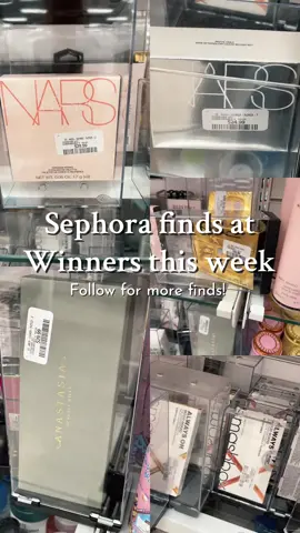 Found some Sephora gems in the beauty section @winners! Brands like Nars, fenty, mac, REM beauty, charlotte tilbury, clarins, Buxom, ABH and more! #sephora #deals #winnersfabfinds #beauty #makeup 