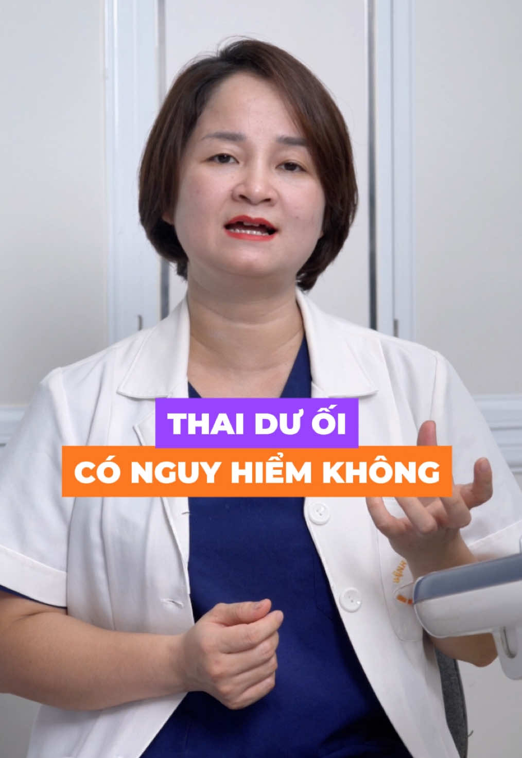 Thai dư ối mẹ bầu nên làm gì? Hãy lưu lại ngay nhé #bsngocsankhoa #dư_ối #kienthucmebau #sieuamhinhthai 