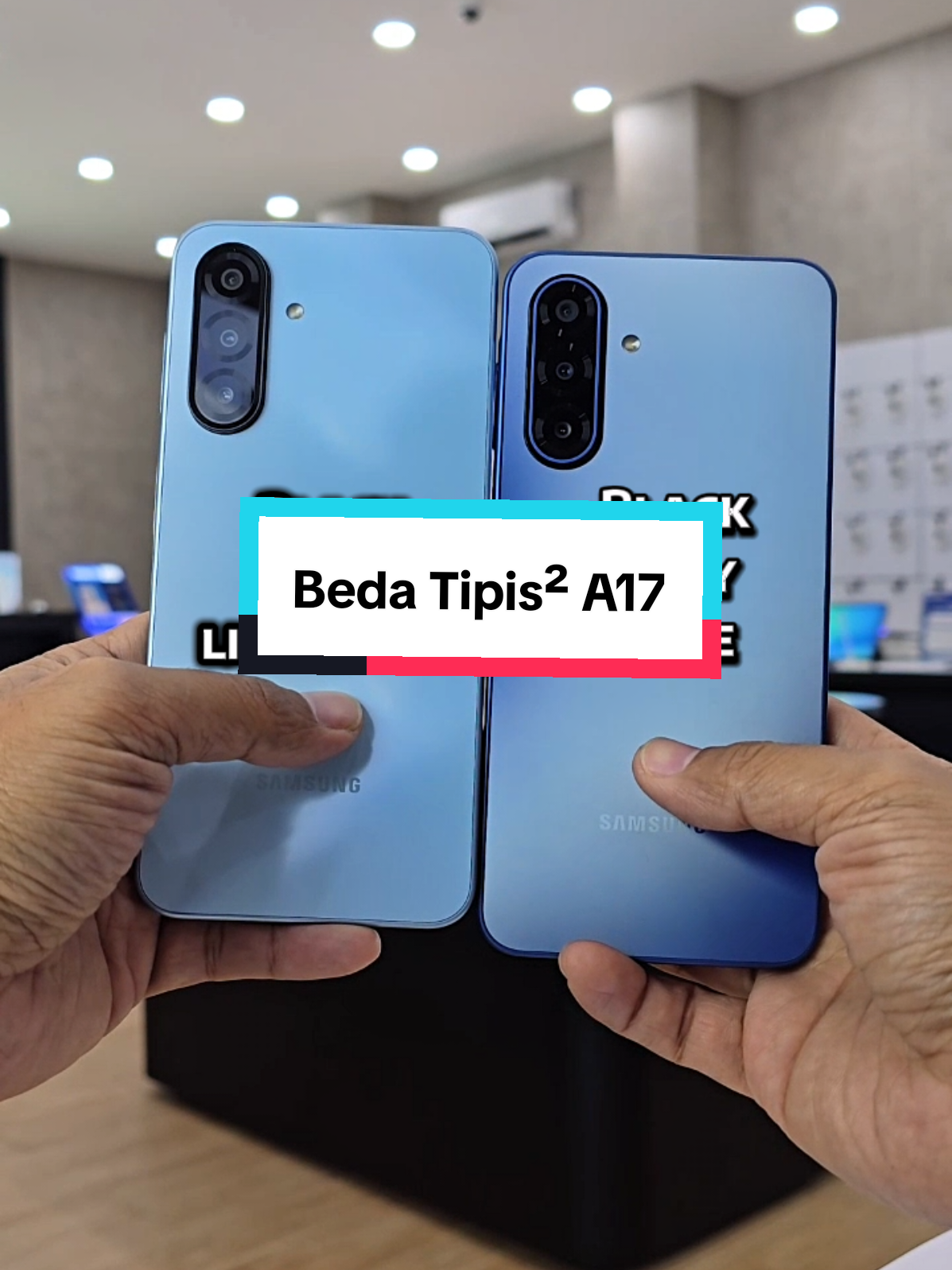 Spek nya beda tipis.. A17 LTE dan A17 5G.. #samsung #galaxy #a17 #yogyakarta #jogja24jam 