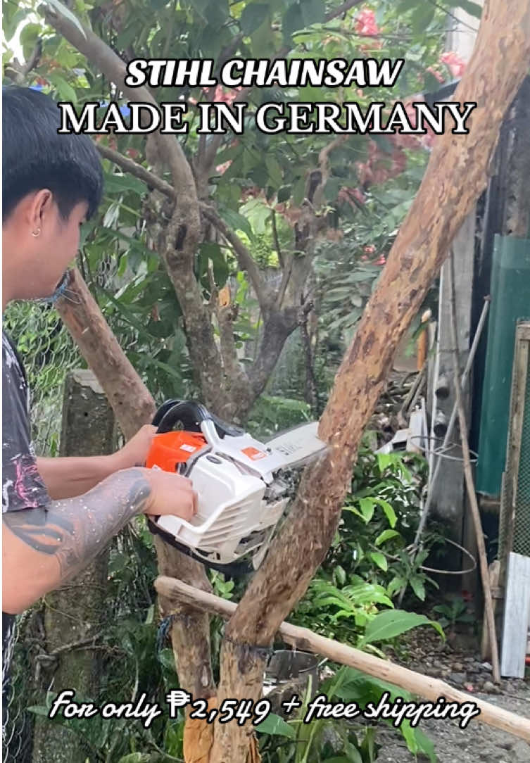 Chainsaw 2stroke made in germany #stihl #chainsawman #cod #freeshipping #heavyduty 