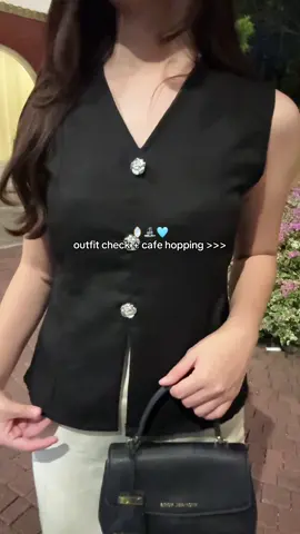 cafe outfit for today😍🖤 / link in bio #outfit#outfitideas#fashion#fits#OOTD 