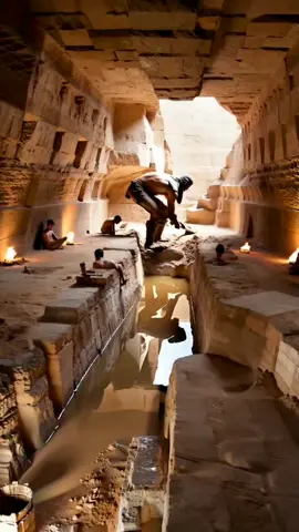 How the pyramids were made #alien #ai #giants #desert 