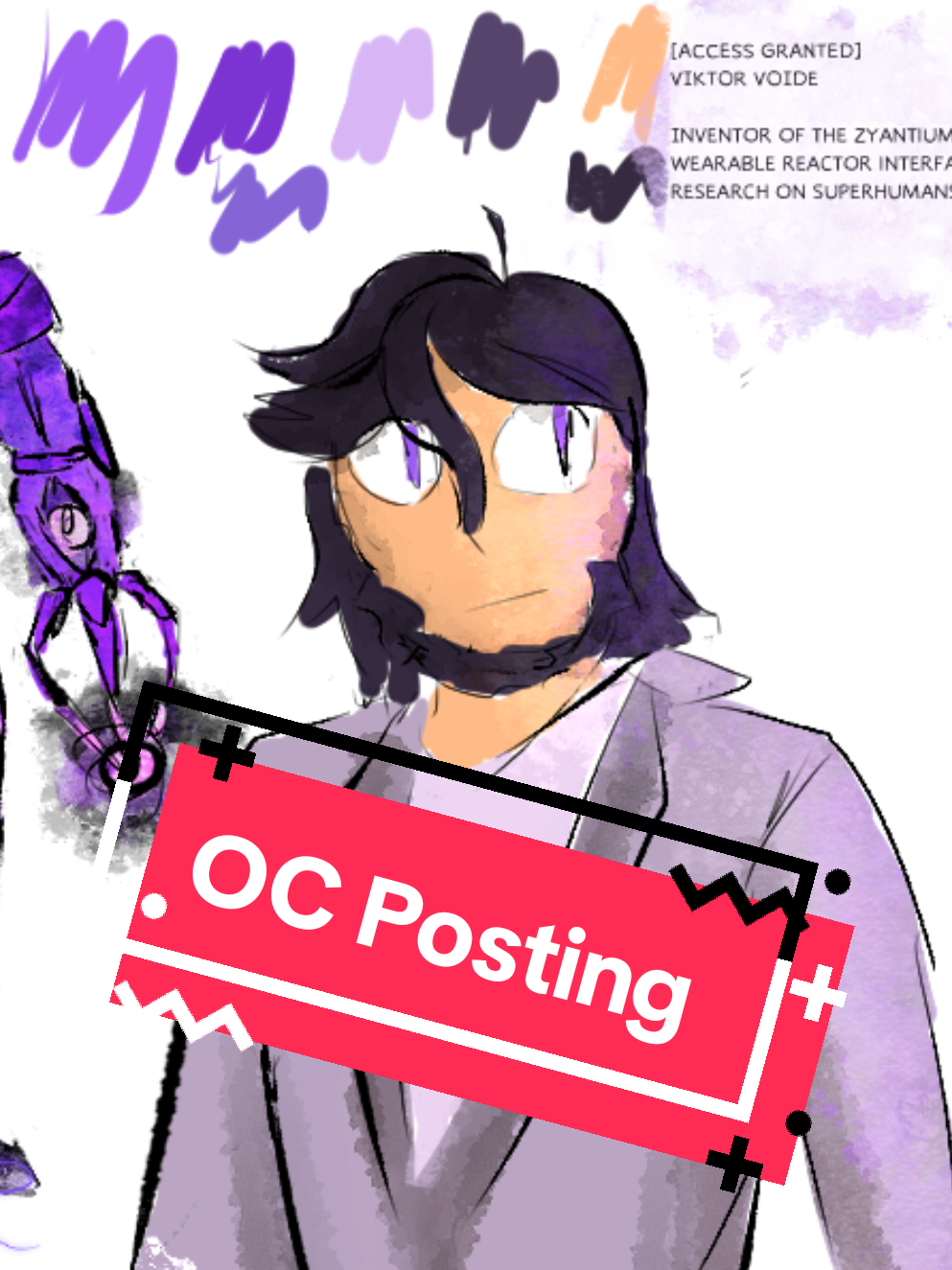 This is Victor Voide from my comic The Action Force, on Tapas, Webtoons and Comicfury #art #oc #theactionforce  #comic #indiecomics 