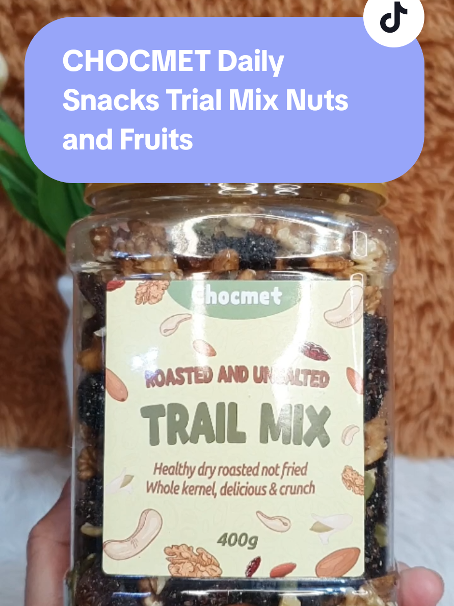 CHOCMET Daily Snacks Trial Mix Nuts and Fruits!! #dailysnacks #dailysnacksmixednuts #mixednuts #mixnutsandfruits #healthysnacks 