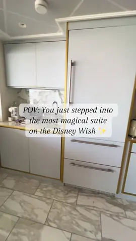 Not your average stateroom… The Princess Aurora Royal Suite is one of the most luxurious accommodations at sea. A girl can dream, right? 😆 #disneywish #princessaurora #disneycruise #disneycruiseline #disneyadults 