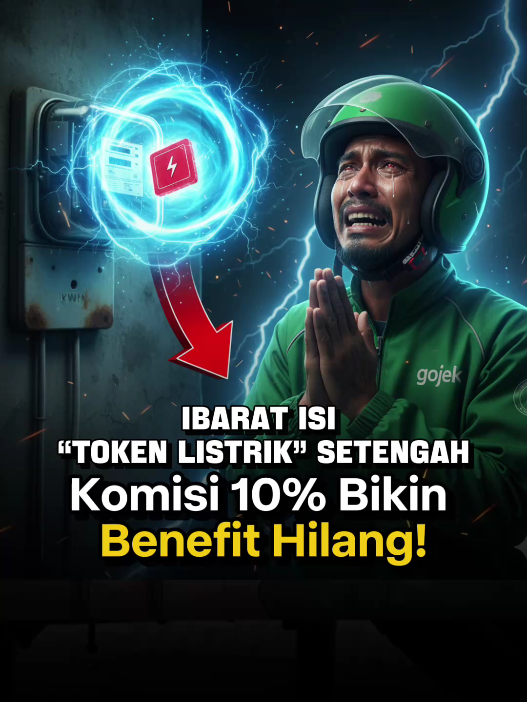 Ibarat Isi “Token Listrik” Setengah Komisi 10% Bikin Benefit Hilang! #ojol #grab #gojek #tarif #fypage #virall