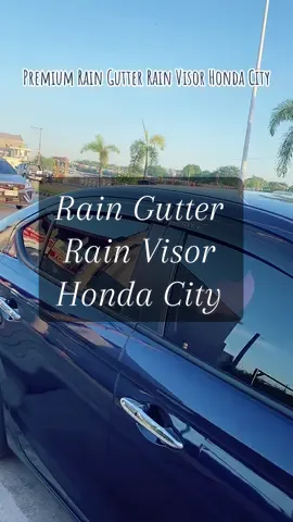 Premium Rain Gutter Rain Visor Honda City 😍💜 #rainvisor #rainvisorhondacity #hondacityrainvisor #premiumrainvisor #hondacity 