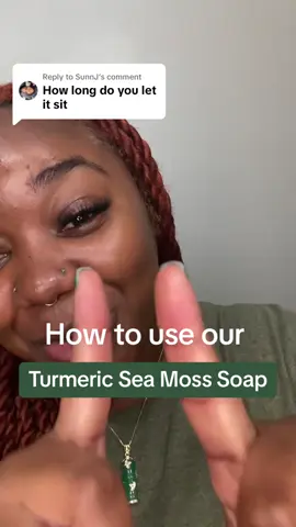How to use our turmeric sea moss soap bar 😉❤️ #bodaciousbodybeads #fyp #turmericsoap #naturalremedies 