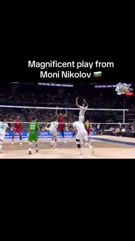 Haikyu moment between brothers Moni and Alex Nikolov of Bulgaria #volleyball #volleyballworld #philippines #fyp #fyp 