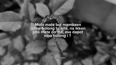 na ikkon mate nama #storybatak #katakata #batak #bataktiktok #fyp 