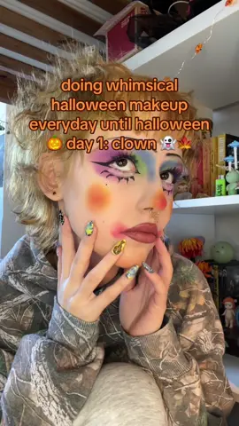not my makeup idea‼️ #halloween #halloweenmakeup #makeupinspo #creativemakeup 