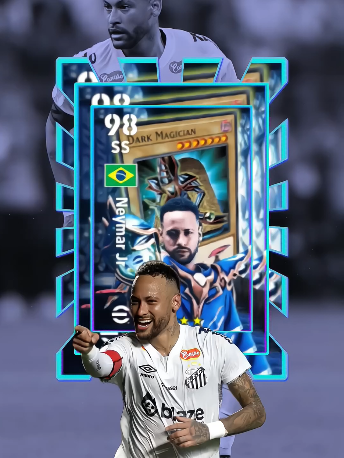 Neymar x yu gi oh🔥 #pes2021 #efootball2026 #neymar #jayefootball #fyp 