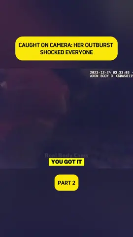 Caught on Camera: Her Outburst Shocked Everyone #cops #police #bodycam #foryou #2 