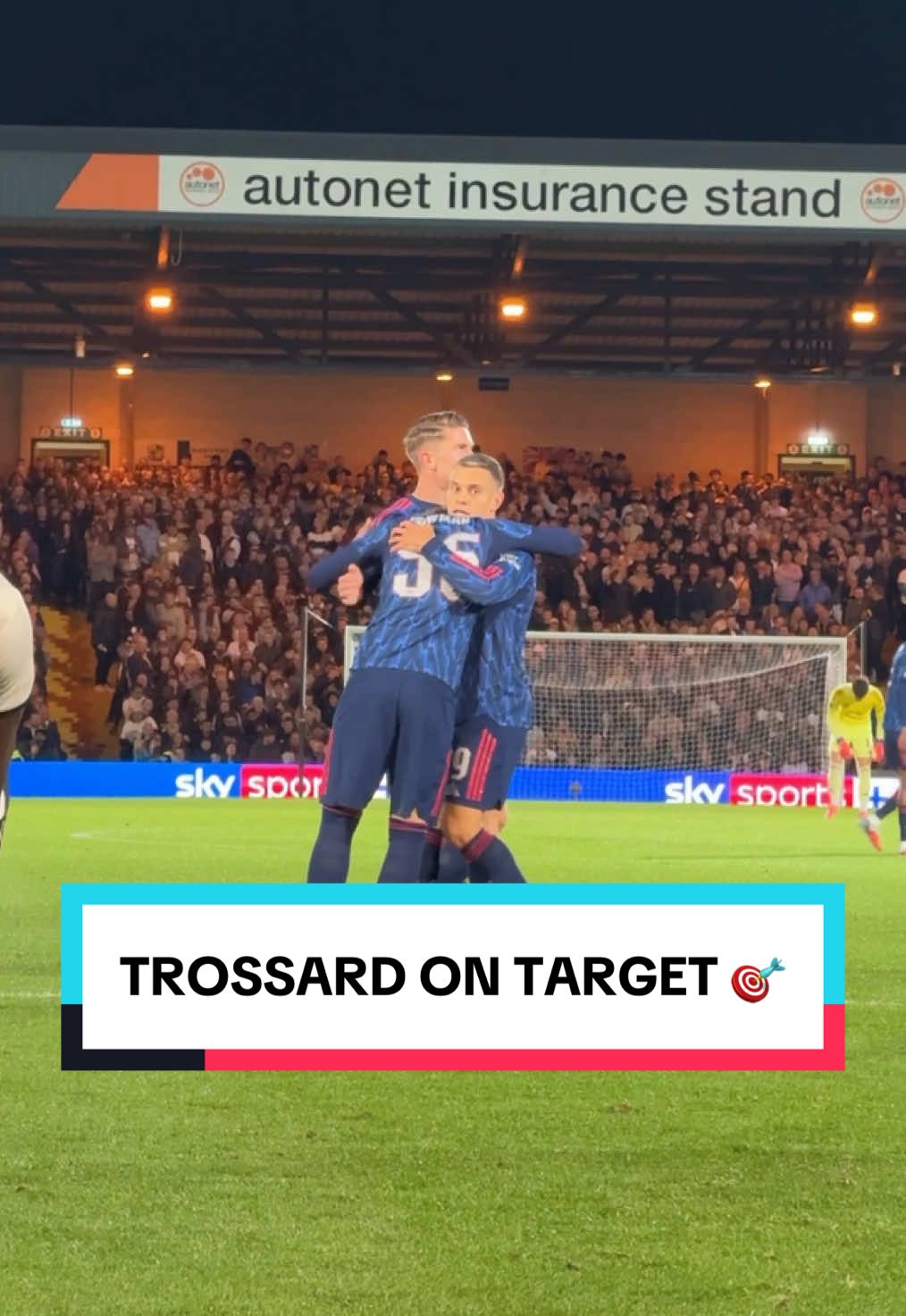 The pass. The touch. The finish. #arsenal #afc #trossard 