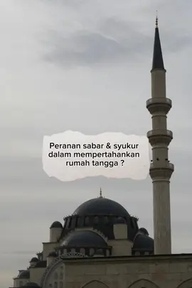 Sabar dan syukur adalah kunci mempertahankan rumah tangga. Bila diuji, bersabarlah. Bila diberi nikmat, bersyukurlah. Itulah rahsia bahagia hingga ke syurga. 💍🌸