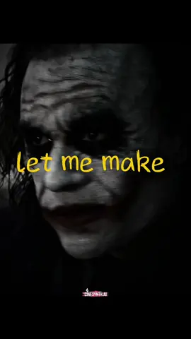 Let Me Make One Thing Clear i don't know... #joker #jokerquotes #lifelessons #quotesthathithard #usa 
