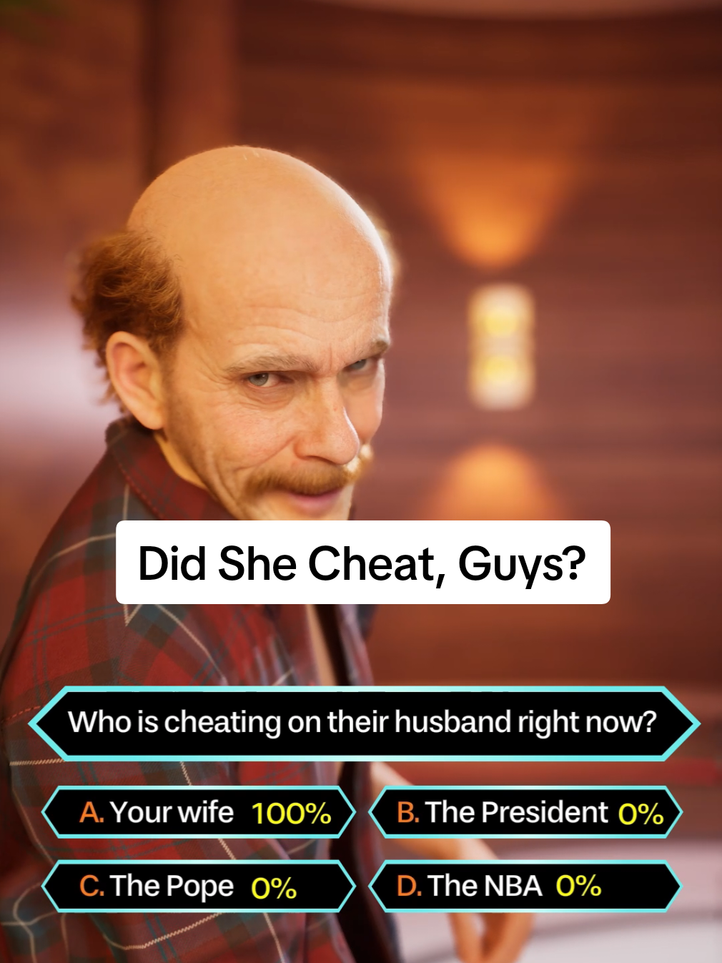 Did She Cheat, Guys? #animation #skit #comedyvideos #sketchcomedy #comedy 