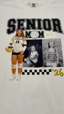 📸 Wear your favorite photos! 📸 The photos transferred with perfect detail thanks to my @sawgrasssublimation Versiflex Printer. I love that I'm not limited to thin polyester shirts. I was able to use a cotton Comfort Colors that isn't see-through. Share this idea with all your senior 2026 moms 💛 If you want more details on this printer and how it works on cotton fabric, comment PRINTER and I'll send you all the details.