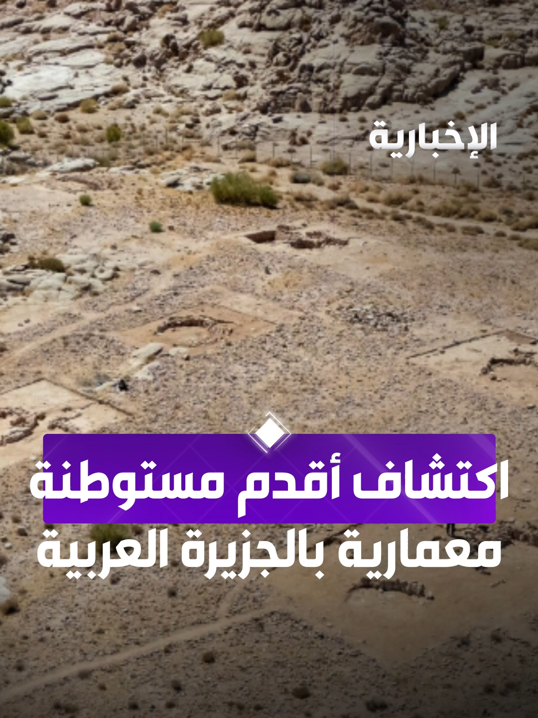 اكتشاف أقدم مستوطنة معمارية بالجزيرة العربية في 