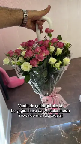 Sevdiklərinizi düşünmək lazımdır #trend #kesfet #çətir #zontikbuketi #zontikligul 