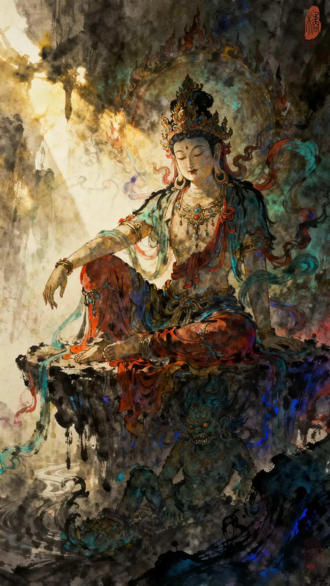 Sự trong sạch thật sự không phải là không dính bụi trần, mà là không còn tự dối mình. #mattong #phatphap #giacngo #tinhthuc #aigc 