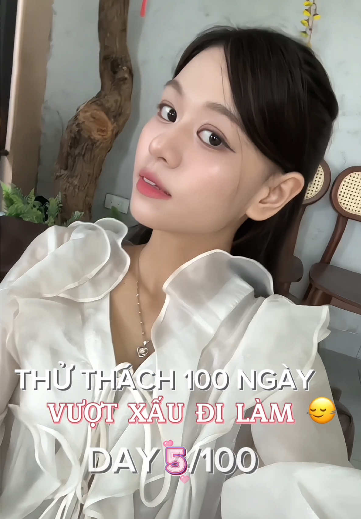 Day 5/100: Thử thách đi làm không xấu cùng #nuxinhvanphong #xuhuong #fyp #makeup 