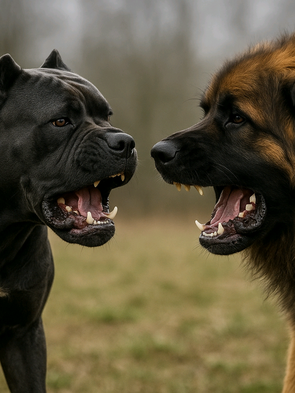 كان كورسو ضد ليون برج من سيفوز في هذا القتال ؟!!! #dog #كلاب #canecorso #animals #محبي_الطيور_المغردة 