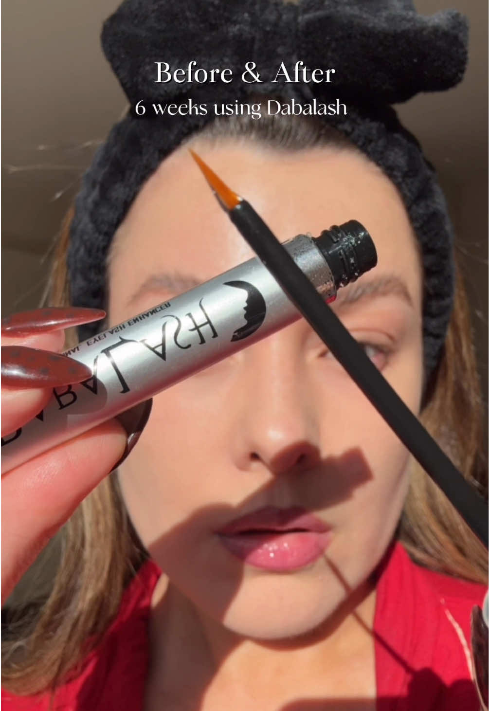 Watch till the end to see the before and after using @Dabalash for 6 weeks!! I have known Dabalash for years, I can truly say that it is the best lash serum I have ever tried by far, but I was sad because I thought they didn't sell it in the US, well now they do!! I couldn't be happier since I wasn't born with naturally long and full lashes, but Dabalash makes this possible and I can say that they are mine, they are natural. For people with naturally long and full lashes, Dabalash maximizes them and will make them even longer, stronger, and fuller. People who have tried Dabalash won't let me lie, it is the best! Don't forget that you can apply the serum to your eyebrows to strengthen them and make them fuller. And it is also unisex, men can use it on their beards or desired areas. #dabalash #dabalashoriginal #lashserum #lashes #fyp 