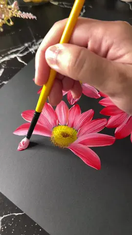 ✨My Black Diary✨ Brush Stroke Painting✨ Prettiest flowers 🌺   #acrylicpainting #trendingreels #reelsviral #trending #art          