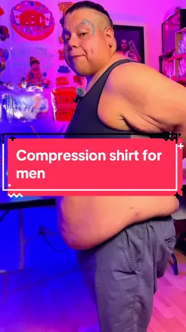 Compression shirt for men Comfortable fit and breathable 👍 Compresses not only the stomach but the man boobs as well #compressionshirt #compression #undershirt #nebility 