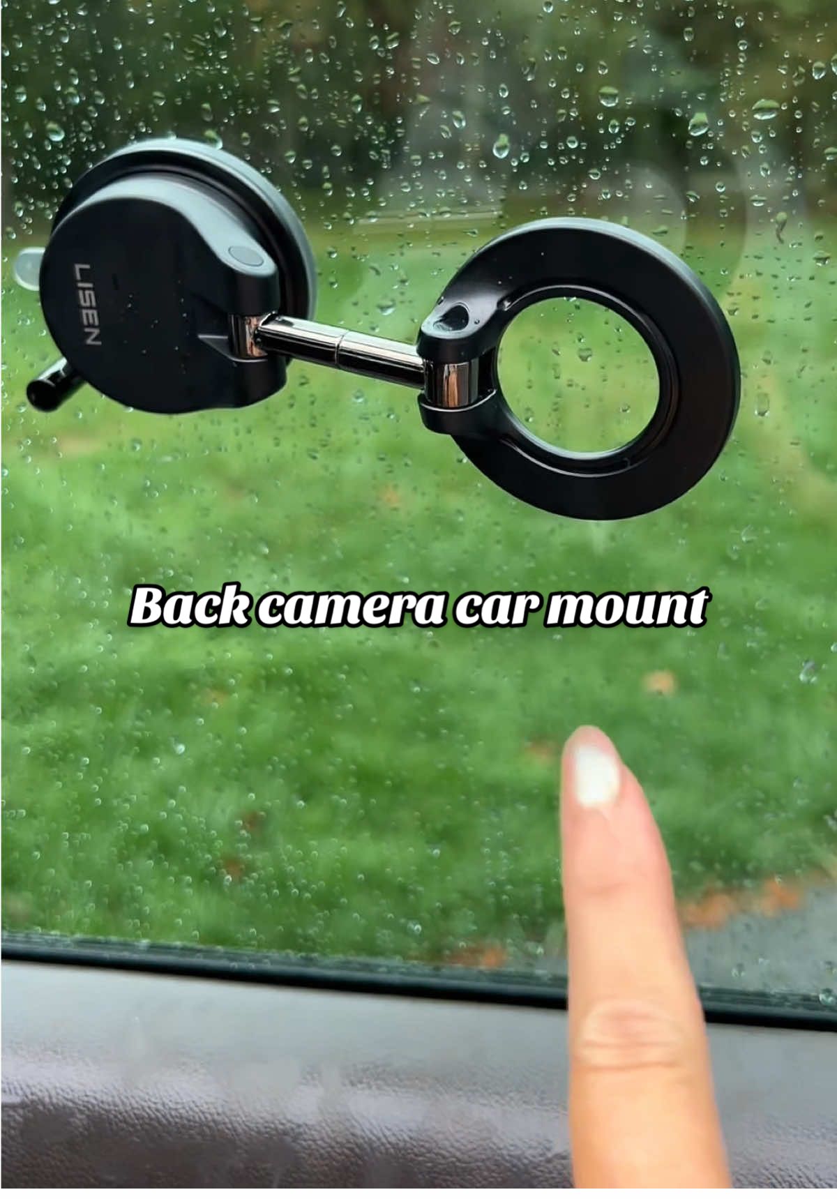 I found an excellent choice for a back camera car mount. Everyone was asking about back camera filming so this is the one for you! #PhoneMount #carfilming #contentcreator #contentcreatortips 