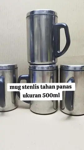 mug stenlis tahan panas  ukuran 500ml