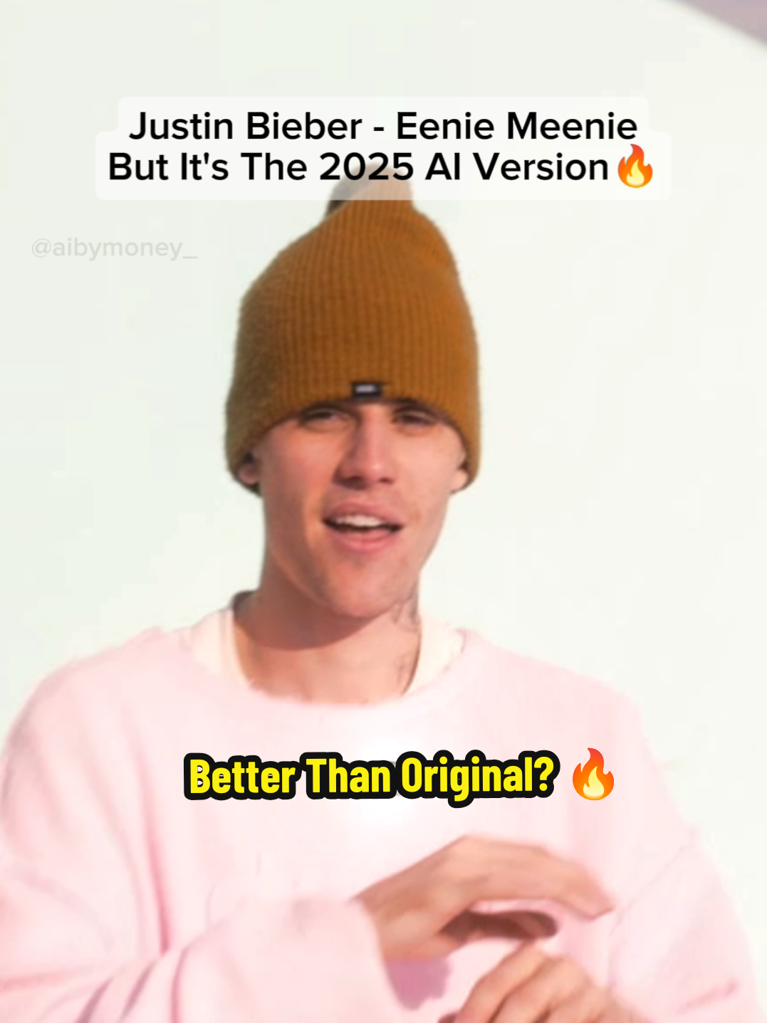 Eenie Meenie - Justin Bieber | 2025 AI Cover 🔥 | Full Song Link In Bio 🔗💜 :) #justinbieber #eeniemeenie #aicover 