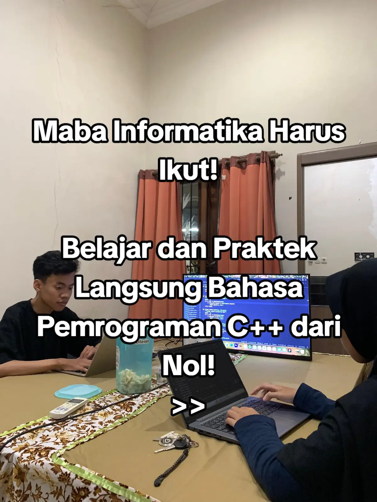 🚀 pengen mulai belajar coding tapi bingung dari mana? yuk ikutan free class: belajar c++ dari nol ✨ kelas ini cocok banget buat pemula yang mau praktek langsung bareng mentor berpengalaman 🎓 📅 pelaksanaan: sabtu, 4 oktober 2025 🕙 pukul 10.00 wib 📝 pendaftaran: 25 september – 3 oktober 2025 📌 daftar sekarang di: dilesin.com/free-blj-c++ atau scan qr code di poster! 🔥jangan sampai kelewatan! #belajarcplusplus #cplusplus #freeclass #kelasgratis #pemrograman 