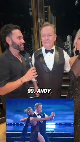 Andy Richter and Emma Slater in the ballroom at Dancing With The Stars! Secrets of rehearsals and some magic is happening on Tik Tok night! @Emma Slater @AndyRichterTikTok #dwts #dancingwiththestars 