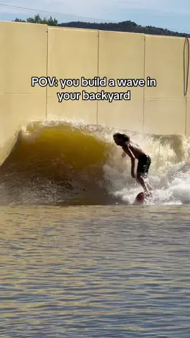 The dream was finally made, surfing in the middle of USA