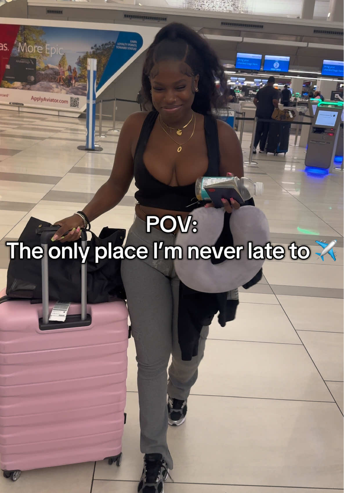 Airport my fav place to be  #fyp #traveltiktok #relateable #viral #airport 