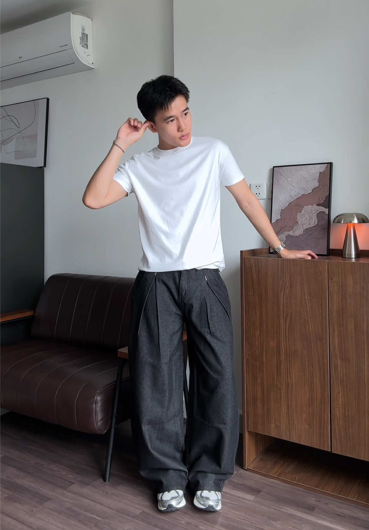 sắm được e quần ưng cái bụng ghe #outfit #fyp 