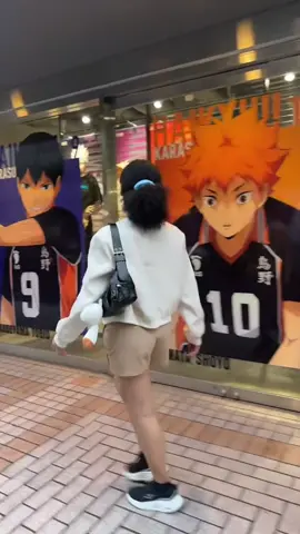 this has been in my drafts for months now 😅 Went to harajuku for this 😊 #japan #haikyu #kageyamatobio #hinatashoyo 