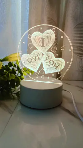Đèn ngủ 3D “I LOVE YOU” 💡 làm decor,quà tặng xinh xắn, ấm áp 💛#dendecor #den #denngu3d #quatang #denngu 