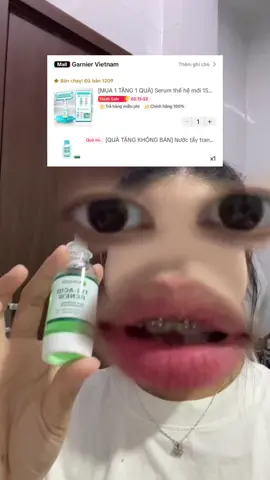 #xhtiktok #xuhuongtiktok #garnier #garnierpartner #serumpeelxanh 