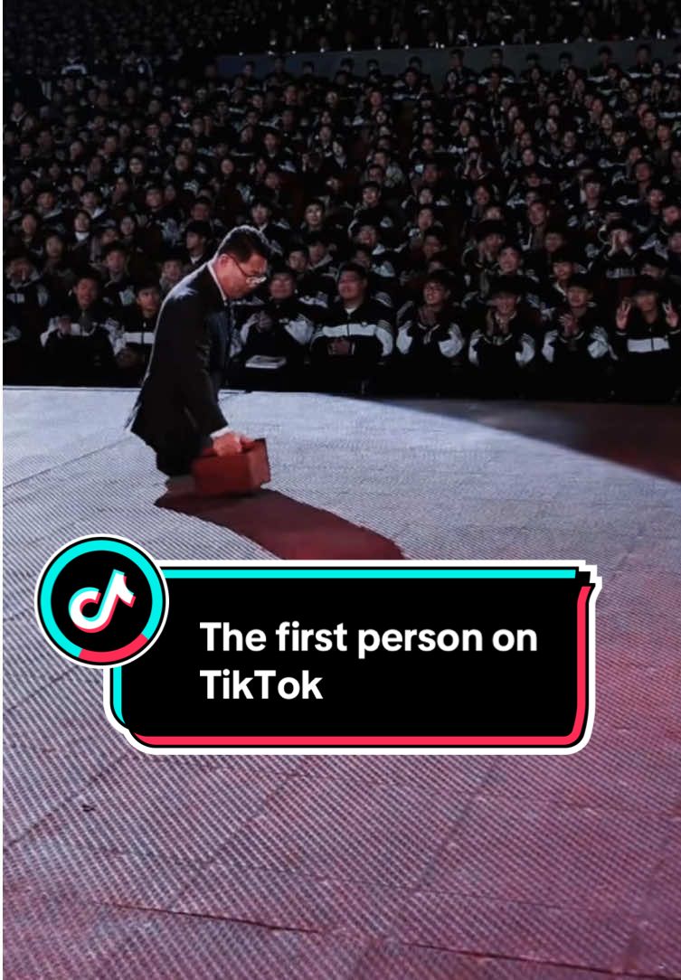 The first person on TikTok #fyp #tiktok 