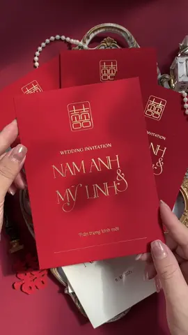 Couple: Nam Anh & Mỹ Linh —— #thiepcuoitournesol 