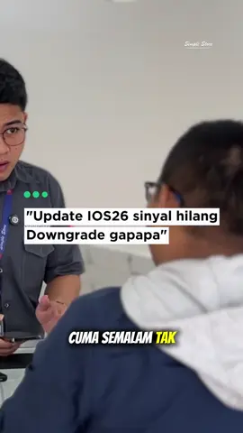 Ada yang pernah ngalamin kaya user mimoy? Habis update iOS ke iOS terbaru sinyal nya jadi hilang 😓 ‼️ KITA SIAP BUY BACK UNIT KALIAN DENGAN HARGA TINGGI ‼️ Anti ribet langsung transaksi ❤️ #iphone #fyp #tradein #simplestorejepara #tukartambah 